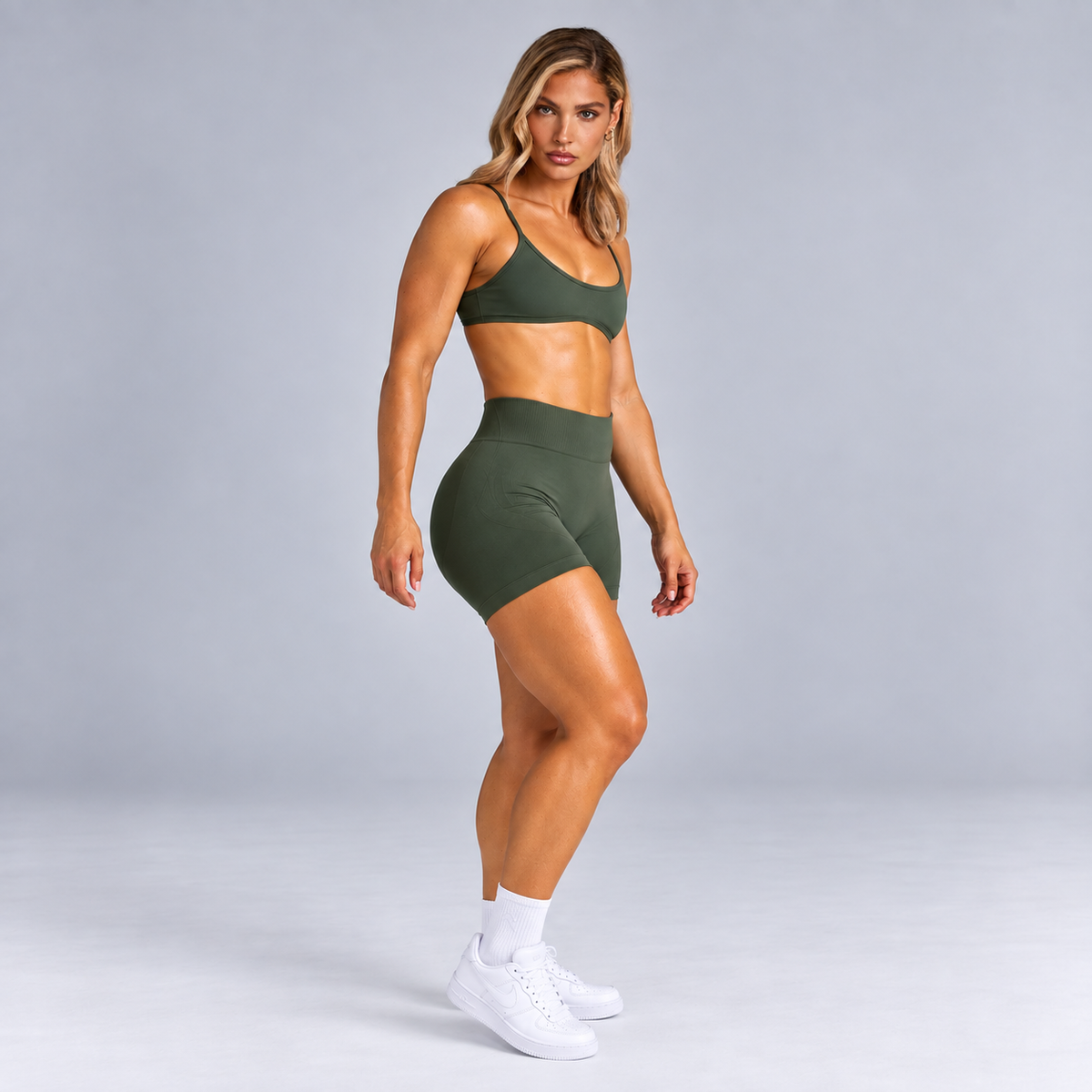 ContourLift™ Shorts - Shadow Green