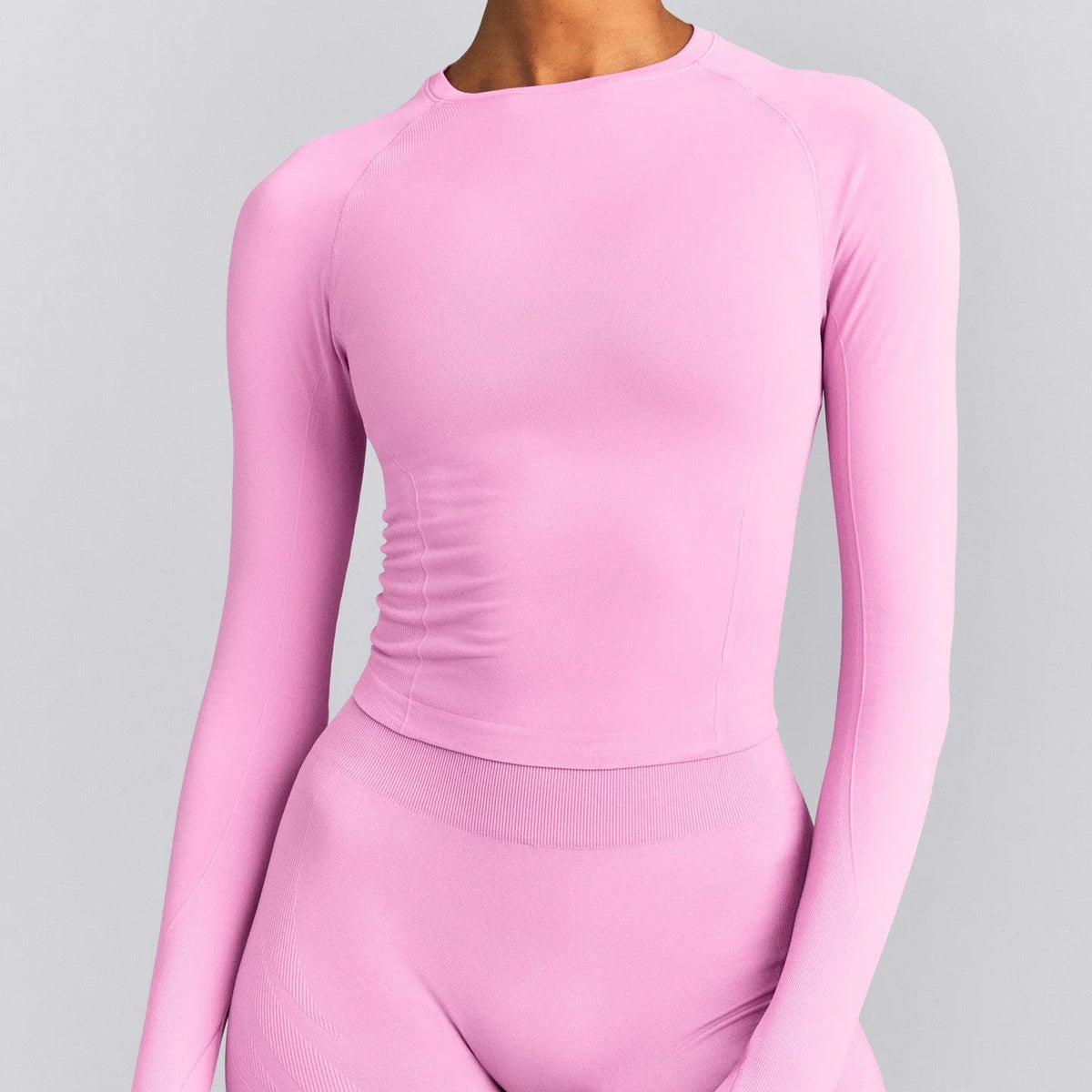 Sculpt Long Sleeve Top - Pink