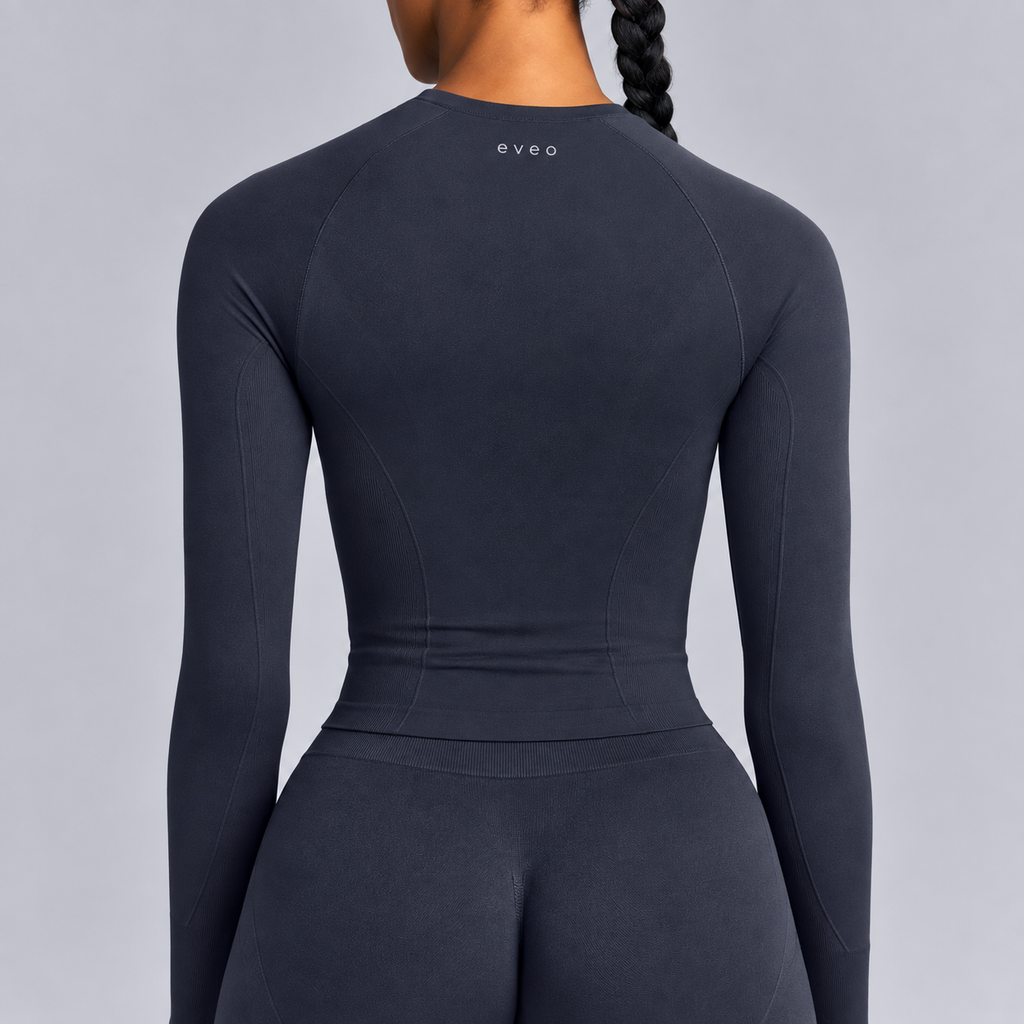 Sculpt Long Sleeve Top - Black