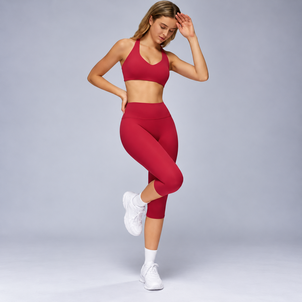 FlexForm Capri Leggings - Red